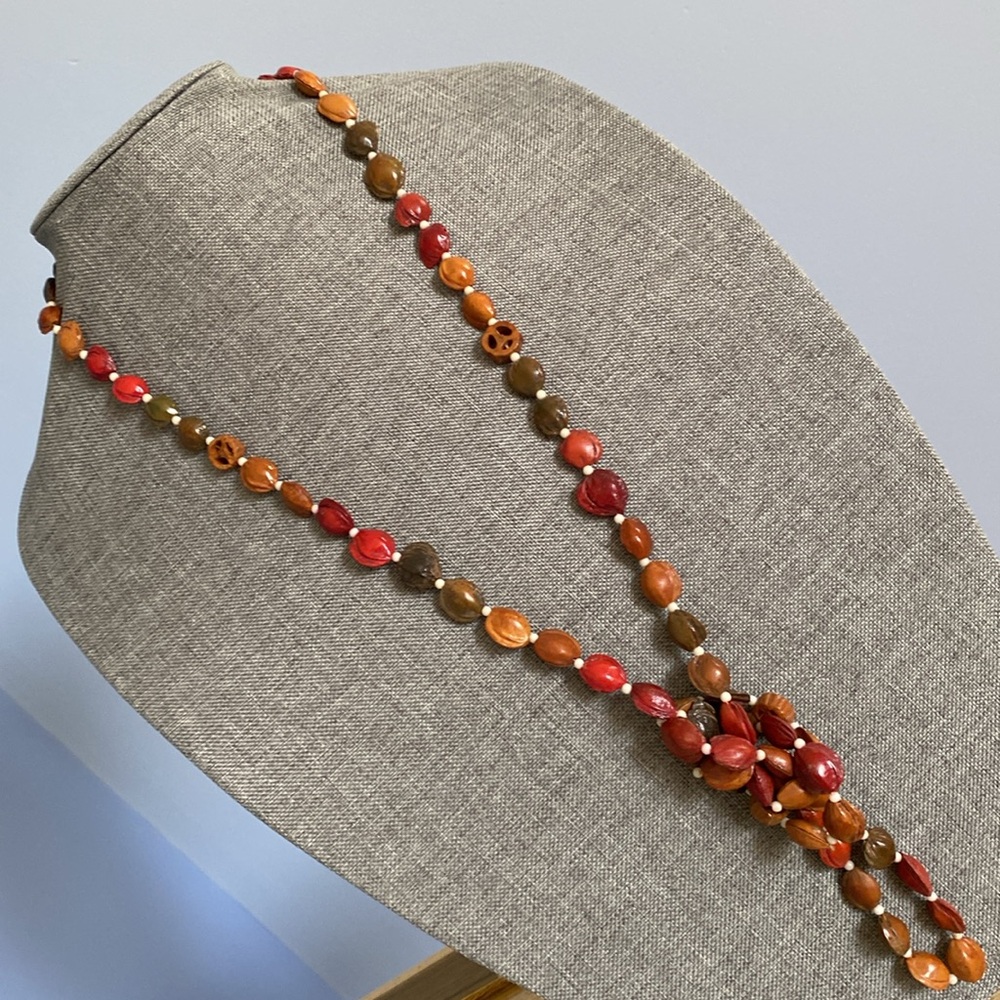 Multicolour Natural Beaded Necklace